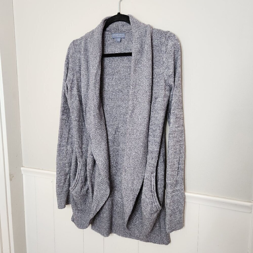 BAREFOOT DREAMS Light Blue Circle Cardigan